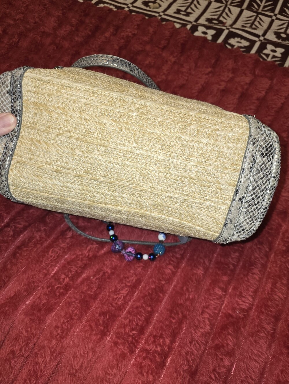 Coach Straw Tote - Picture 4 of 9